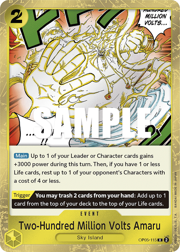 OP05-115 R Two-Hundred Million Volts Amaru