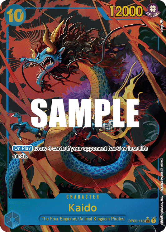 OP05-118 SP Kaido AA
