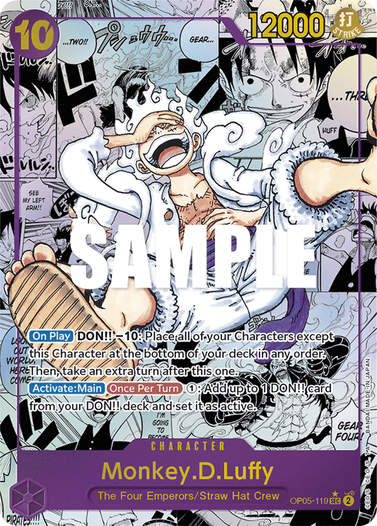 OP05-119 SEC Monkey.D.Luffy MANGA