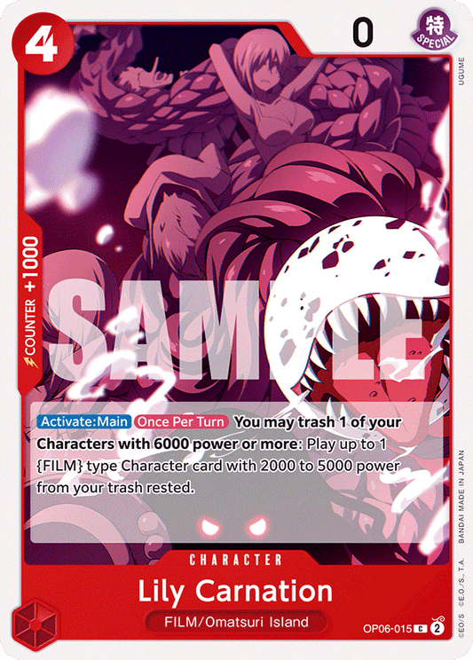 OP06-015 C Lily Carnation
