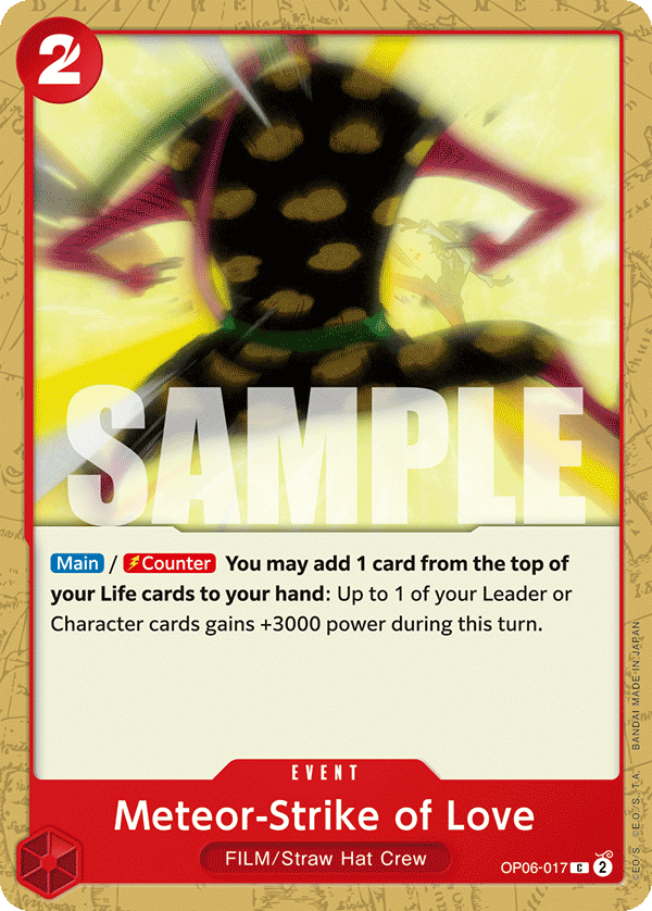 OP06-017 C Meteor-Strike of Love