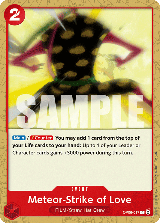 OP06-017 C Meteor-Strike of Love