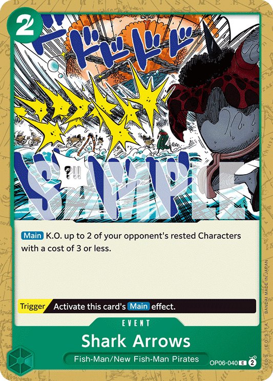 OP06-040 C Shark Arrows
