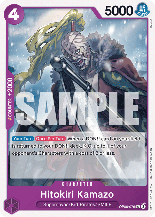 OP06-076 UC Hitokiri Kamazo