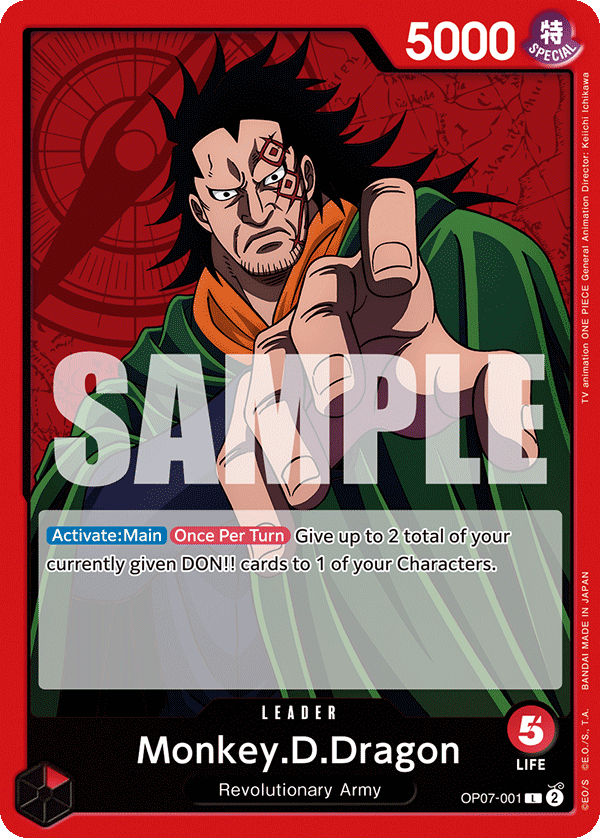 OP07-001 L Monkey.D.Dragon