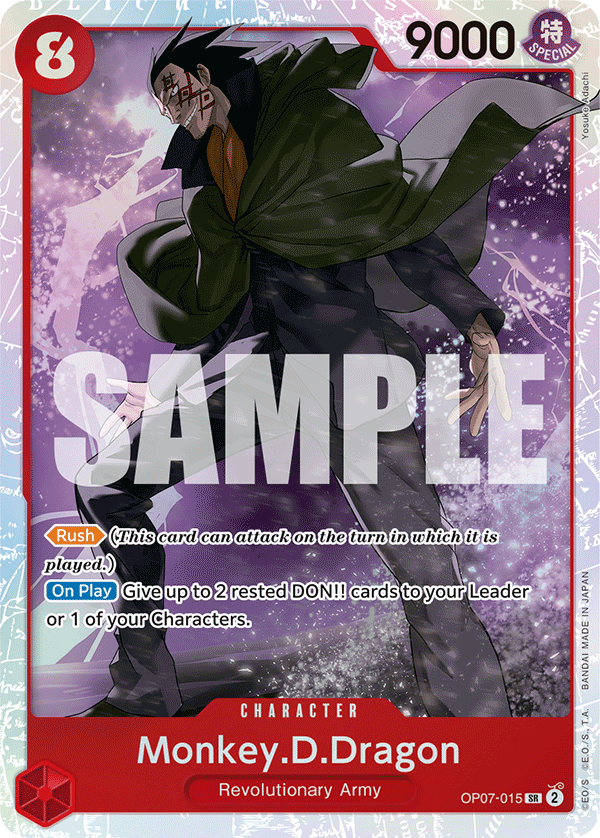 OP07-015 SR Monkey.D.Dragon