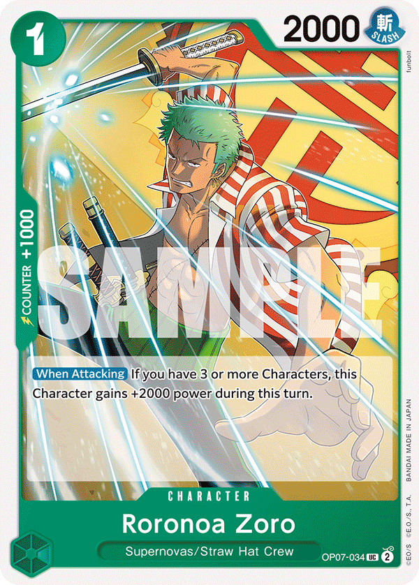 OP07-034 UC Roronoa Zoro