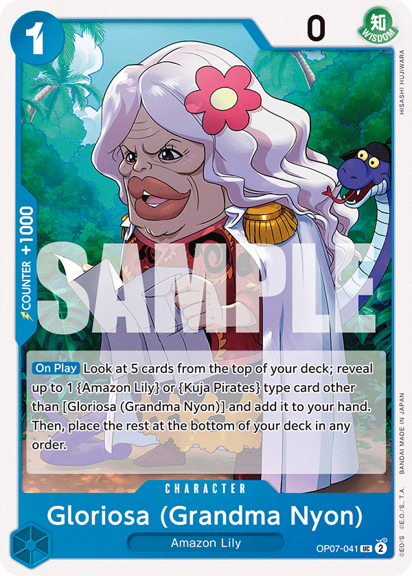 OP07-041 UC Gloriosa (Grandma Nyon)