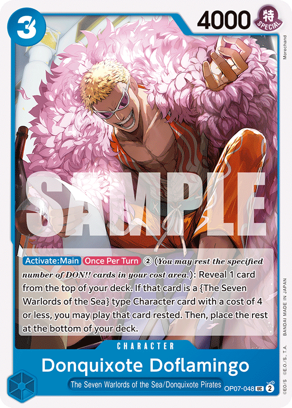 OP07-048 UC Donquixote Doflamingo