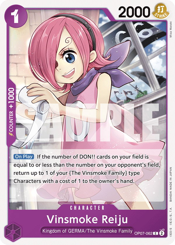 OP07-062 C Vinsmoke Reiju