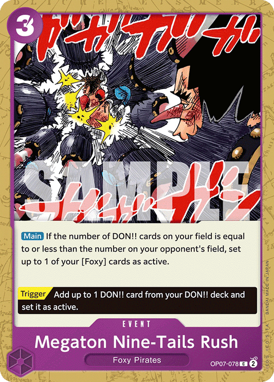 OP07-078 C Megaton Nine-Tails Rush