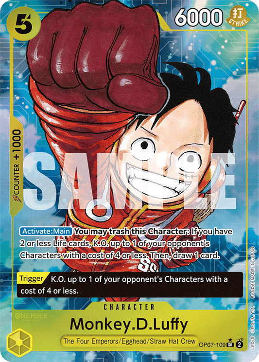 OP07-109 SR Monkey.D.Luffy AA