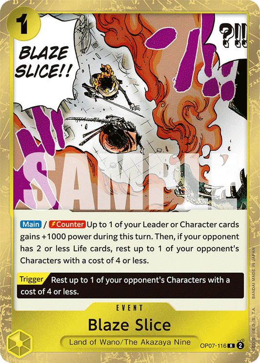 OP07-116 R Blaze Slice