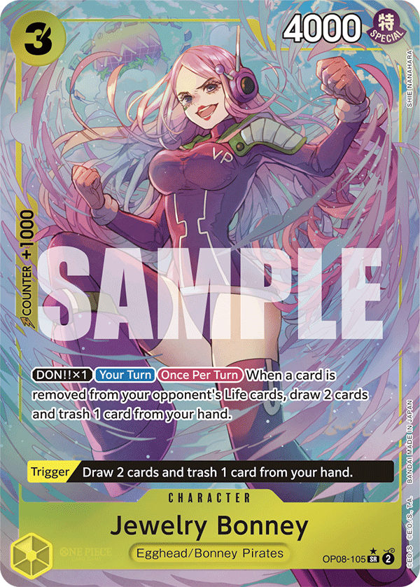 OP08-105 SR Jewelry Bonney AA