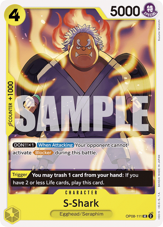 OP08-111 UC S-Shark