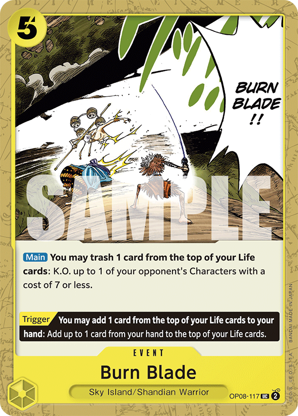 OP08-117 UC Burn Blade