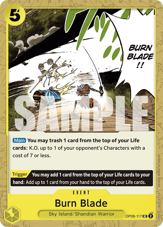 OP08-117 UC Burn Blade