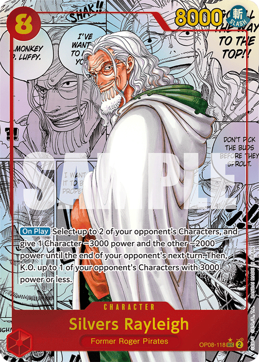 OP08-118 SEC Silvers Rayleigh MANGA