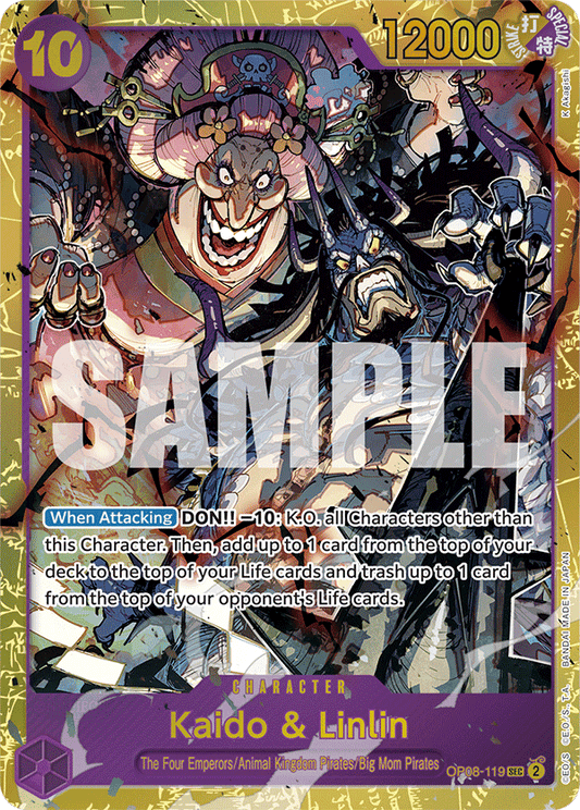 OP08-119 SEC Kaido & Linlin