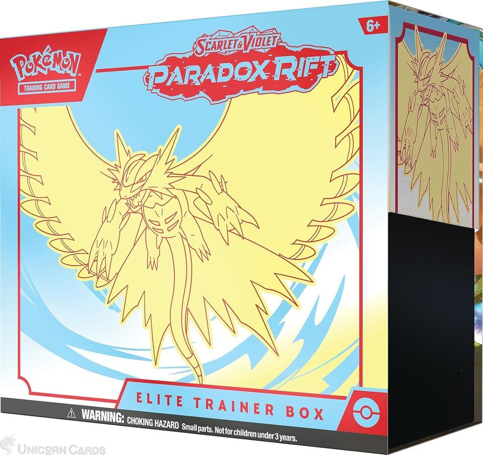 Pokemon TCG: Paradox Rift Roaring Moon Elite Trainer Box - ETB