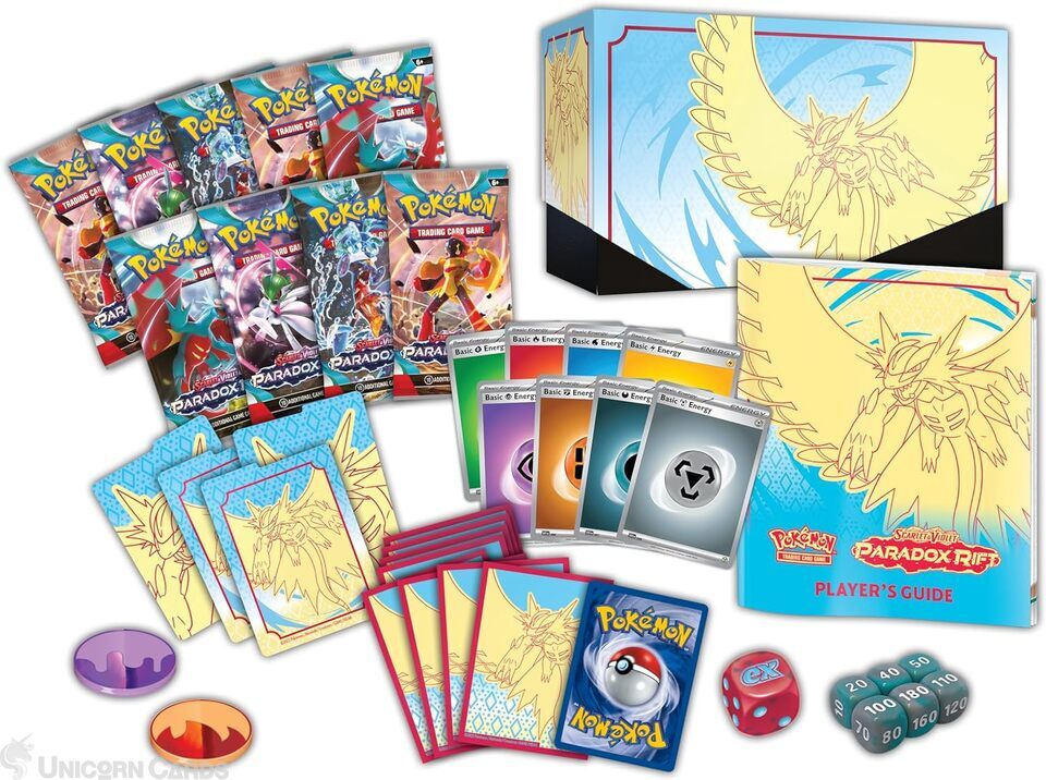 Pokemon TCG: Paradox Rift Roaring Moon Elite Trainer Box - ETB