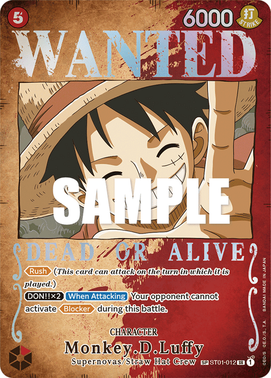 ST01-012 SP Monkey.D.Luffy
