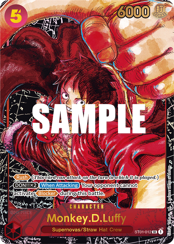 ST01-012 SR Monkey.D.Luffy ODA