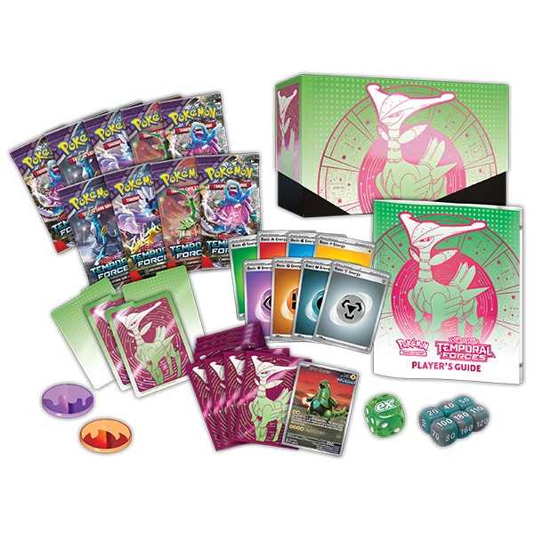 Pokémon TCG: Scarlet & Violet - Temporal Forces Iron Leaves Elite Trainer Box